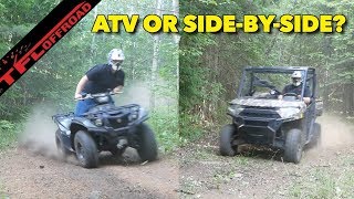 Compared ATV vs SidebySide  Which is The Better Choice For You [upl. by Afton]