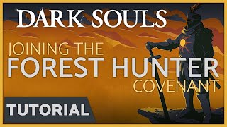 Dark Souls  How to Join the Forest Hunter Covenant in the Dark Forest [upl. by Fernand]