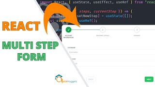 MultiStep Form with React and Tailwind CSS Customizable [upl. by Neetsirk]