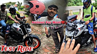 Test Ride Yamaha FZS V4 2024 model💥 Train Se Accident Jo huya Buda Huya😭😣 [upl. by Cade]