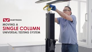 Moving an Instron® Single Column Universal Testing System [upl. by Nowd]