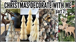 NEW CHRISTMAS DECORATE WITH ME 2024  CHRISTMAS DECOR IDEAS [upl. by Preuss]