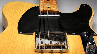 Take apart a 1951 original Fender Telecaster 15 years ago with Larry DiMarzio [upl. by Neeli]