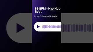 89 BPM  Hip Hop Jazz Beat flstudio shorts fyp hiphop jazz beats beat free [upl. by Fredek]