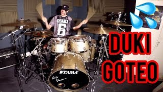 DUKI  GOTEO DrumBateria Cover  Alejo Vazquez [upl. by Anaujat]