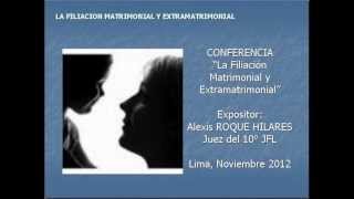 FILIACIÓN MATRIMONIAL Y EXTRAMATRIMONIAL DERECHO DE FAMILIA  UIGV [upl. by Ribak320]