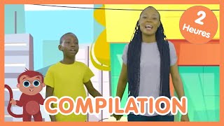 Compilation de comptine africaine 2H  Les amis de Boubi S1 [upl. by Yezdnil]