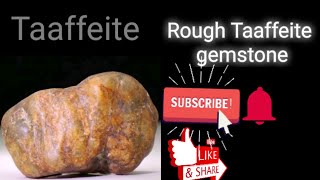 Natural Rough Taaffeite gemstone Review [upl. by Dlawso]