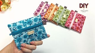 Zipper Pouch Ideas within10 minutes Gift idea [upl. by Bergerac]