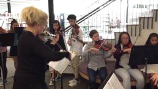 Lucy and Clackamas High School Intermediate Orchestra [upl. by Kristoforo]