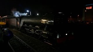 60103 Flying Scotsman in Blackburn 06th February 2016 4k [upl. by Nnylsia840]