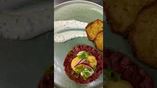 Beef tartare kitchen food [upl. by Evangelist]