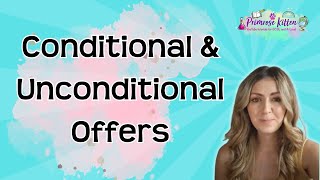 What Is The Difference Between A Conditional And Unconditional Offer  UCAS amp University [upl. by Melquist]