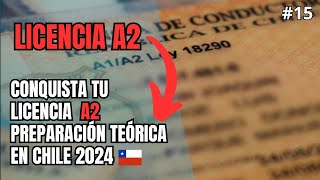 🔥Licencia A2 al alcance Estrategias para el examen teórico en Chile🚐 Examen teórico A2 Profesional [upl. by Aurelius]