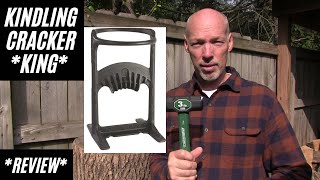 Kindling Cracker Firewood Splitter King Reviewunboxing HowTo [upl. by Ojillek]