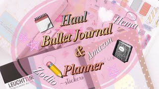 HAUL Bullet Journal amp Planner Amazon amp Hema ➳ Les bases pour se lancer dans le BUJO [upl. by Corny528]