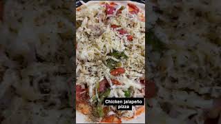 Chicken jalapeño pizza [upl. by Kurman]