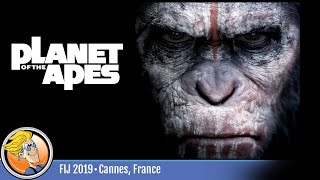 Planet of the Apes The Miniatures Boardgame — game overview at FIJ 2019 in Cannes [upl. by Thorley828]