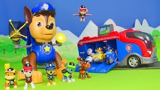 Paw Patrol Spielzeuge Mission Chase  Feuerwehrmann Marshall Spielzeugautos [upl. by Malvino]