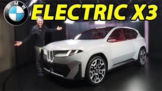 allnew electric BMW X3 REVEAL  2025 BMW iX3 first REVIEW [upl. by Cyna985]