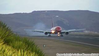 B7673Y0ER  Santa Barbara Airlines SmartLynx Airlines   Madeira [upl. by Erbua]