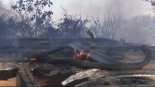 Point Fire burns more than 1000 acres in Sonoma County [upl. by Elleynad]