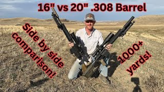 308 barrel length compare 16quot vs 20quot [upl. by Haleehs]