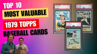 Top 10 Most Valuable 1979 Topps Baseball Cards [upl. by Reehsab]