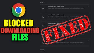 How to Stop Chrome from Blocking Downloads 2023 Guide [upl. by Brandea713]