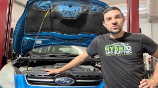 Ford CMAX Hybrid amp Energi Transmission noise and rebuild HF35  Hybrid and Electric Car Sales [upl. by Hartfield]