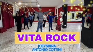 VITA ROCK coreografia JoeyampRina 2022  musica Antonio Cottini  Balli di Gruppo 2022 [upl. by Wojcik]