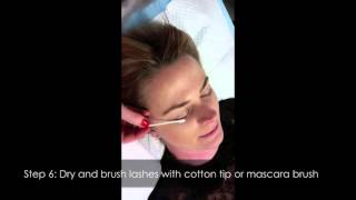 How to reverse or relax a lash lift or eyelash perm  straightening eyelashes treatment [upl. by Beekman467]