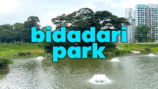 singapores brand new bidadari park  walking tour 4k asmr [upl. by Elenahc554]