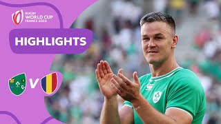 Sexton sets RECORD on Ireland return  Ireland v Romania  Rugby World Cup 2023 Highlights [upl. by Laks]