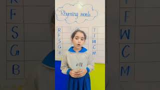 Learning of Rhyming words by Studentsactivity ✨ [upl. by Jesh]