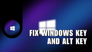 👍 EASY How to fix quotWindows Keyquot and quotALT Keyquot from being switched  Full Guide [upl. by Susan]