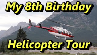 Alpine Helicopter Tour  Three Sisters Peak in Canmore Alberta [upl. by Earleen673]