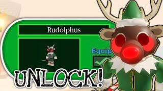 piggy 100 players new Christmas update Rudolphus skin😁 It took me like 35 minutes to edit this🥴 [upl. by Fortune]