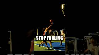 DEFENDER keeps FOULING but the BUCKETS kept DROPPING basketball ballislife streetball shorts [upl. by Cassi]