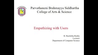 Empathising with Users [upl. by Kinsler]