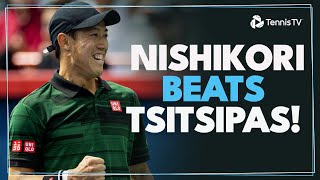 Kei Nishikori vs Stefanos Tsitsipas Highlights  Montreal 2024 [upl. by Onfre]