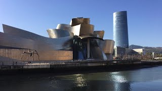 The Guggenheim Museum Bilbao  Art Museum 1997  Architect Frank Gehry  Bilbao Spain [upl. by Gnaht]