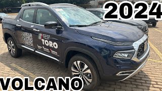 CONHEÇA A NOVA FIAT TORO 2024 VERSÃO VOLCANO 13 TURBO FLEX l A LÍDER DE VENDAS DO SEGMENTO [upl. by Dorothy]