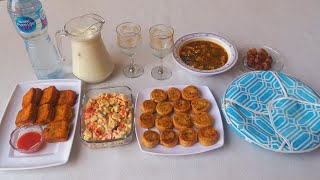 eid special recipes by moms food diarypin wheels samosabread pakoraaloo matarfruit saladmenu [upl. by Sirronal]