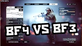 BF3 vs BF4  Compare Battlefield 4 to Battlefield 3 [upl. by Yhtommit]