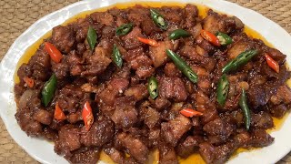 BINAGOONGANG BABOYRECIPEEASY BINAGOONGANG BABOY [upl. by Kowtko]