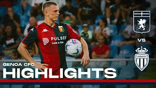 GENOA 1  0 MONACO  HIGHLIGHTS  PRESEASON 2023 [upl. by Iidnarb961]