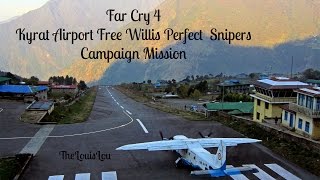 Far Cry 4  Free Willis  Perfect Sniper Mission  Kyrat Airport  No Commentary [upl. by Anoyk]