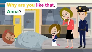 Ellas friend lives on the street  English Funny Animated Story  Ella English [upl. by Geiger679]