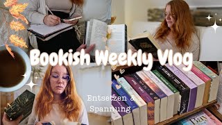 Cosy bookish Vlog 📖✨️ Lesen Bücher Shoppen Lesetagebuch Spazieren ☕️📚 [upl. by Acceber]